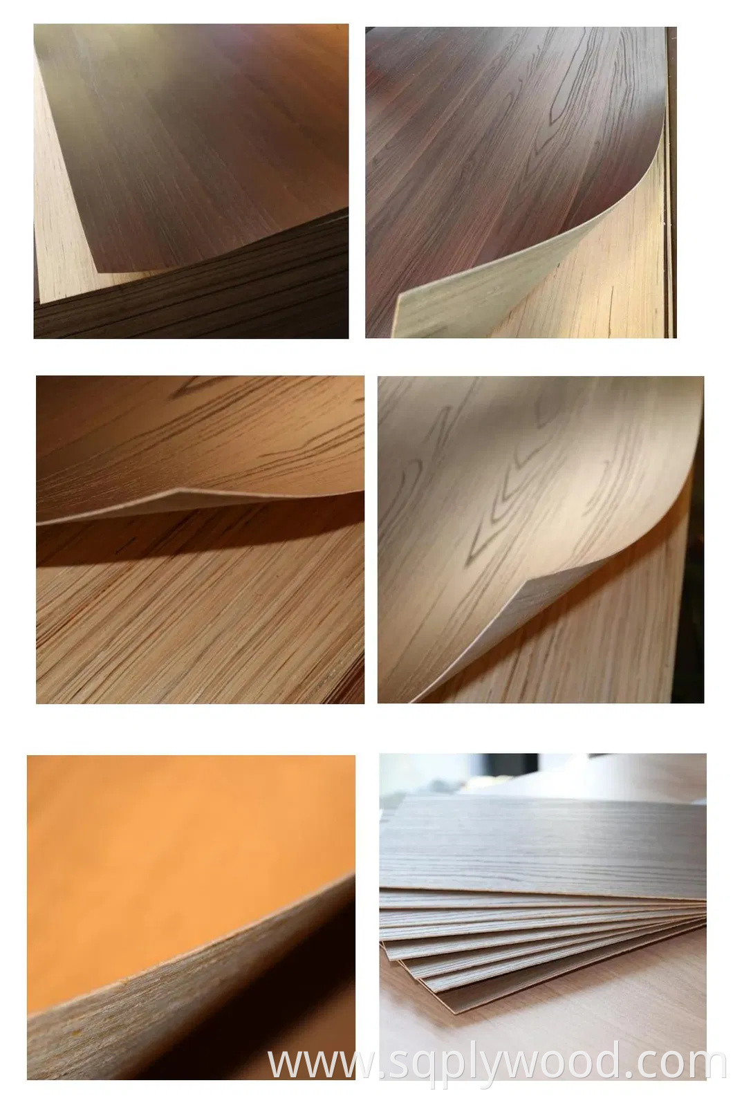 1.5mm Furniture Grade Melamine Faced Plywood Synchronized Recon Plywood for Furniture